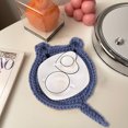 thumbnail image 1 of YAOMOBB Mugs Coaster Cartoon Coaster Crochet Cartoon Heat resistant Non slip Table Protection Handmade Decoration, 1 of 7