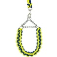 thumbnail image 3 of Correa Para Perros Razas Grandes Gruesa Trenzada Con Collar Color Azul Amarillo L, 3 of 4