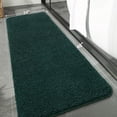 thumbnail image 6 of Junovo Soft Bathroom Rug Runner Absorbent Microfiber Bath Rugs for Bathroom Non Slip Bath Mat for Tub, Shower Floor,24"x48",Dark Green, 6 of 6