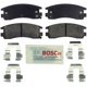 thumbnail image 1 of Bosch Be698H Juego De Pastillas De Freno De Disco De Cerámica Azul Con Hardware - Compatible Con Buick Century Regal Seleccionados; Chevrolet Impala Montecarlo; Oldsmobile; Pontiac Grand Am Gran Premi, 1 of 2