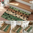 thumbnail image 6 of Sage Green Dog Paws 2x3 Door Mat Rug, Farmhouse Vintage Green Brown Wood Non-Skid Rubber Backing Large Rectangle Rugs - Living Room Bedroom Home Office, Indoor Floor Mat Carpets Washable Rug, 6 of 9