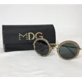thumbnail image 1 of MIU MIU round sparkley black&gold metal frame sunglasses women pre-owned, 1 of 6