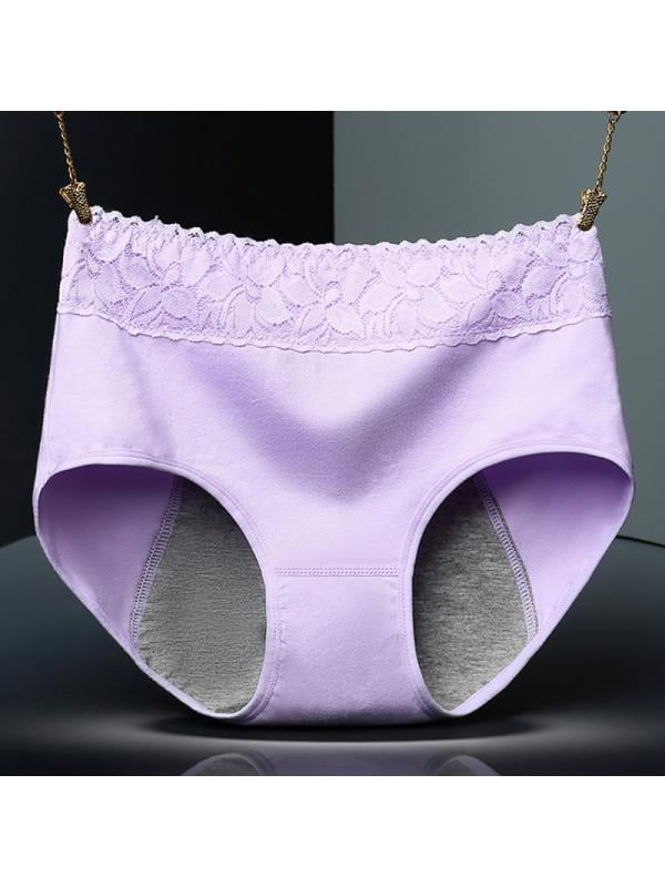 ODIANTRD - Menstrual Period Underwear Women Cozy Lace Panties Ladies Seamless Physiological Leakproof Underwear