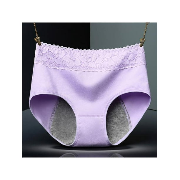 ODIANTRD Menstrual Period Underwear Women Cozy Lace Panties Ladies