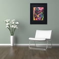 thumbnail image 3 of Trademark Fine Art "Border Collie 121109" Canvas Art by Dean Russo, Black Matte, Black Frame, 3 of 4