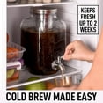 thumbnail image 2 of Zulay Kitchen 1 Gallon Cold Brew Coffee Maker with Thick Glass, Stainless Steel Mesh Filter and Spigot - Iced Coffee Maker, Cold Brew Pitcher & Tea Infuser, 2 of 7