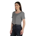 thumbnail image 4 of Inkmeso Regular Street Style Crop Top Scoop Neck Tee For Womens Cotton Tshirt, 4 of 7