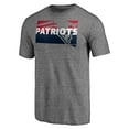 thumbnail image 2 of Men's  Heather Gray New England Patriots Square Off Tri-Blend T-Shirt, 2 of 3