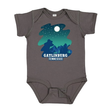 

Inktastic Smoky Mountains Gatlinburg Tennessee with Bear Gift Baby Boy or Baby Girl Bodysuit