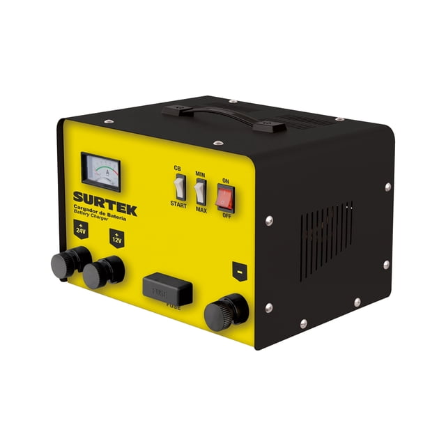Cargador Batería Auto 180A 127v Con Arrancador Surtek SURTEK CB180