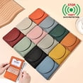 thumbnail image 2 of BANYANU Women'S Genuine Leather Mini Wallet Set with 6 Card Holders and 1 Coin Purse, Vintage Style with Snap Closure, Polyester Lining, Large Bill Slot, Ideal Gift for Her, Coin Purse Set | Vintage, 2 of 10