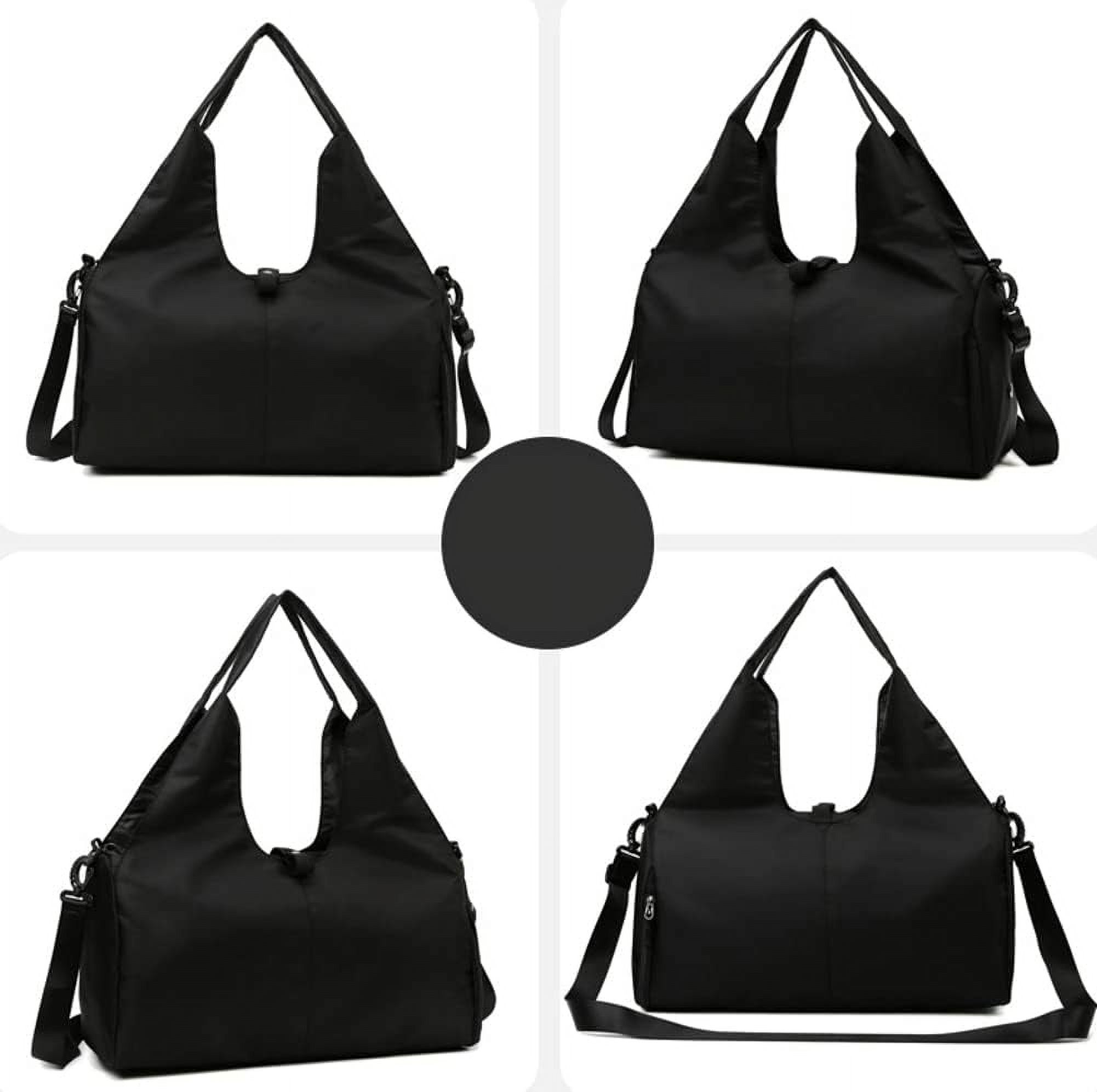 Kukuzhu Gym Bag for Women with Shoe Compartment,Waterproof Gym Tote Corssbody Bag Sports Travel Duffle Bag for Vacation Yoga 2023