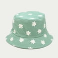 thumbnail image 1 of Chapeau Bob Réversible Unisexe Imprimé Double Face, Vert Gazon, 1 of 6