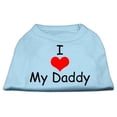 thumbnail image 1 of I Love My Daddy Screen Print Shirts Baby Blue Xl (16), 1 of 1