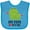 Turquoise, variant on Inktastic My Papa Loves Me Boys Frog Boys Baby Bib