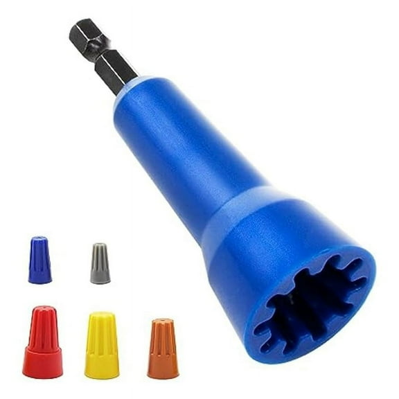 Wire Nuts Twister, Wire Twisting Tool, Twisting Wire Connector Socket, Wire Twister Tool for Drill Wire Connector Driver