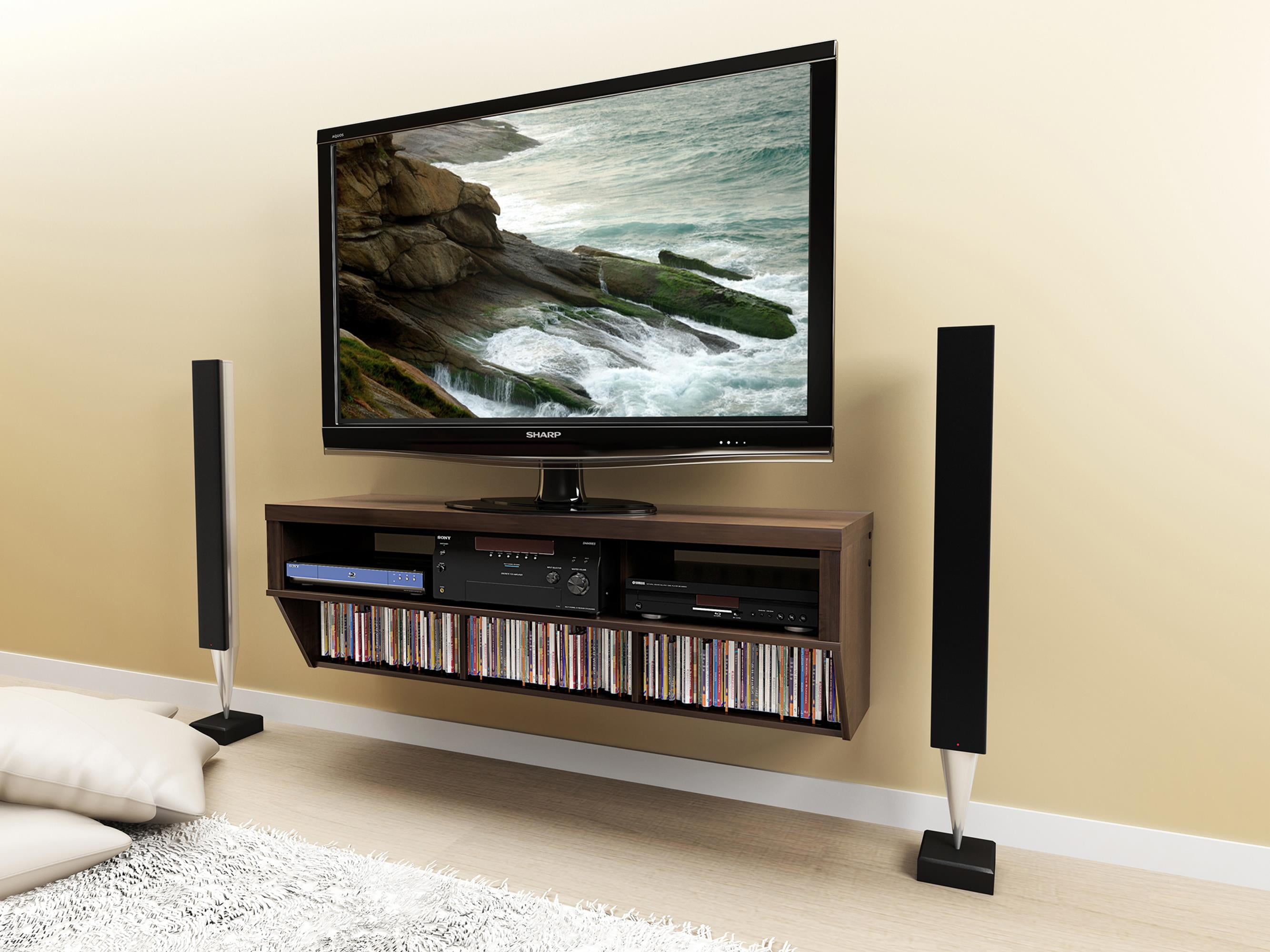 Series 9 Designer Collection 58 Wall Mounted Av Console Com