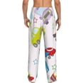 thumbnail image 6 of Cauagu Cute Transport Mens Pajama Pants Sleep & Lounge Pants,PJ Bottoms with Pockets-X-Large, 6 of 7