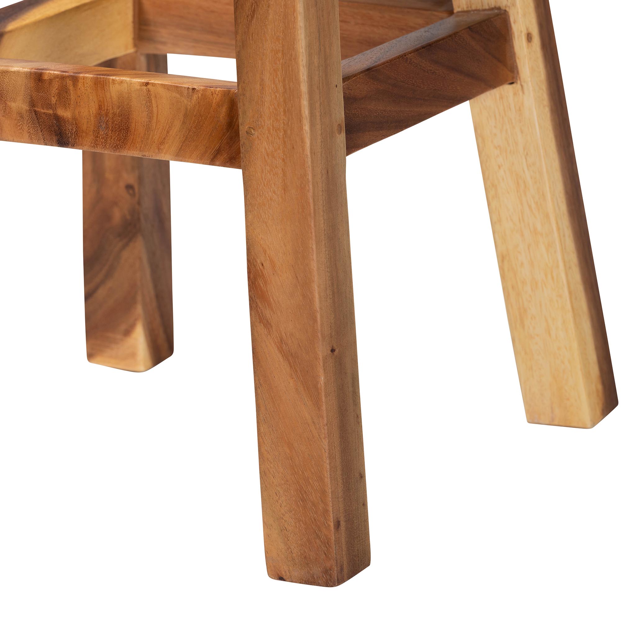 bali & pari Luli Rustic Bar Stool, Bar Height, Natural Brown