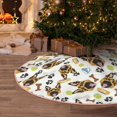 thumbnail image 5 of Sikiie German Shepherd Dog Nativity Christmas Tree Skirt, Jesus Christian Winter Holiday Tree Mat Decoration(30-48IN)48", 5 of 6