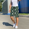 thumbnail image 6 of Logiee Green Frogs Print Men's Pajama Shorts with Drawstring & Pockets,Sleep Shorts for Men,Sleepwear Bottoms,Elastic Waistband Loungewear-4X-Large, 6 of 6