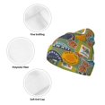 thumbnail image 3 of Lsque Hawaiian Style Pattern Knitted Beanie, Unisex Winter Hat, Knit Hat Winter Beanies Thick Fisherman Beanies Cuffed Plain Skull Caps, 3 of 6