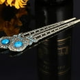 thumbnail image 4 of 2 uds. Palillos para el cabello Vintage, palillos para el cabello tradicionales con diamantes de imitación, joyería para el cabello, moño, accesorio para el cabello elegante para niñas y mujeres ER, 4 of 5