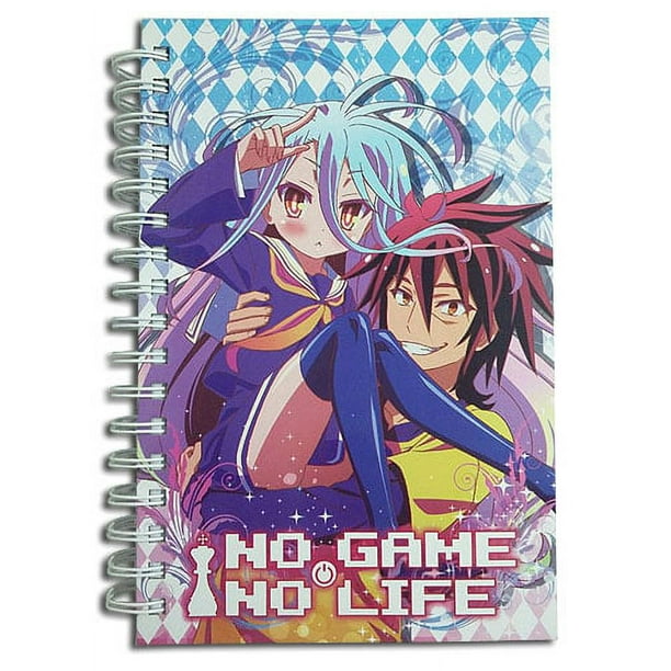 Carnet - No Game No Life - Shiro & Sora BLANK (HC) Papeterie Anime ge43515