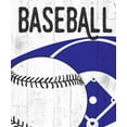 thumbnail image 2 of Perrenoud, Aubree 26x30 White Modern Wood Framed Museum Art Print Titled - Baseball, 2 of 4