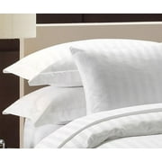 Luxury 500 Thread Count 100% Cotton Sateen Bed Sheet Set Dobby Stripe