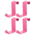 thumbnail image 1 of EeaseMX 4 ganchos de acero inoxidable para puerta trasera, multifunción, para ropa familiar y llaves (rosa), 1 of 8