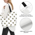 thumbnail image 3 of Balery Bee Bolsa Tote Estilo Estético con Cremalleras, Bolsa de Hombro, Bolsa de Compras Grande y Plegable, 3 of 8
