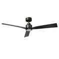 thumbnail image 2 of WAC Clean 52" Matte Black Dimmable LED Smart Ceiling Fan with Remote Control, 2 of 10