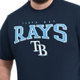 thumbnail image 5 of Men's G-III Sports by Carl Banks Navy Tampa Bay Rays Adaptive Classic Team Spirit T-Shirt, 5 of 6