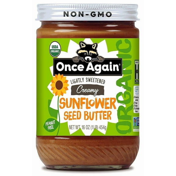 Once Again Organic Sunflower Seed Butter Creamy -- 16 oz Pack of 4