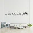 thumbnail image 4 of Hello - Beautiful Solid Steel Home Décor Decorative Accent Metal Art Sign, 4 of 6