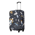 thumbnail image 2 of Easygdp Space Cars Print Elastic and Washable Suitcase Protective Cover with Hidden Zipper Fits 18-32 inch Luggage -Small, 2 of 9