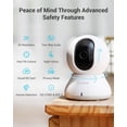 thumbnail image 2 of Cámara de seguridad Blurams 2K Indoor 360° con seguimiento de movimiento, 2 of 5