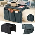 thumbnail image 1 of SSZMDLB under $5 2Pcs Sofa Armrest Organizer, Sofa Armrest Tray with Organizer, Hanging Storage Bag for Remote Control Books Sundries, Home Cloth Storage Pocket with Multiple Pockets, 1 of 9