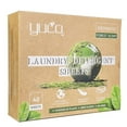 thumbnail image 1 of Lightweight Laundry Sheets (40 Pcs) - Concentrated Laundry Tablets with Advanced Surfactants & Enzymes, Plant-Based Stain-Free Cleaning for HE Washers, Lavender Scent, Plastic-Free Packaging, 1 of 6