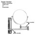 thumbnail image 2 of Espejo De Vanidad Doble Cara Aumento Alfa Cromado Retractil 6 Pulgadas, 2 of 3