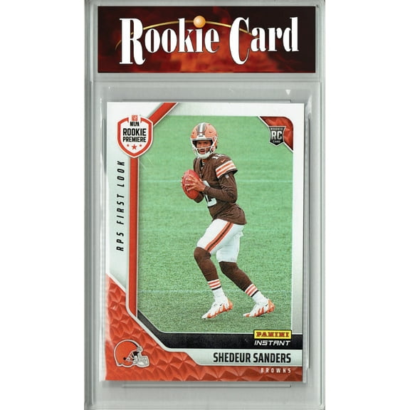 Certified Mint  Shedeur Sanders 2025 Panini Instant #RPSFL-30 RPS First Look Rookie Card Cleveland Browns