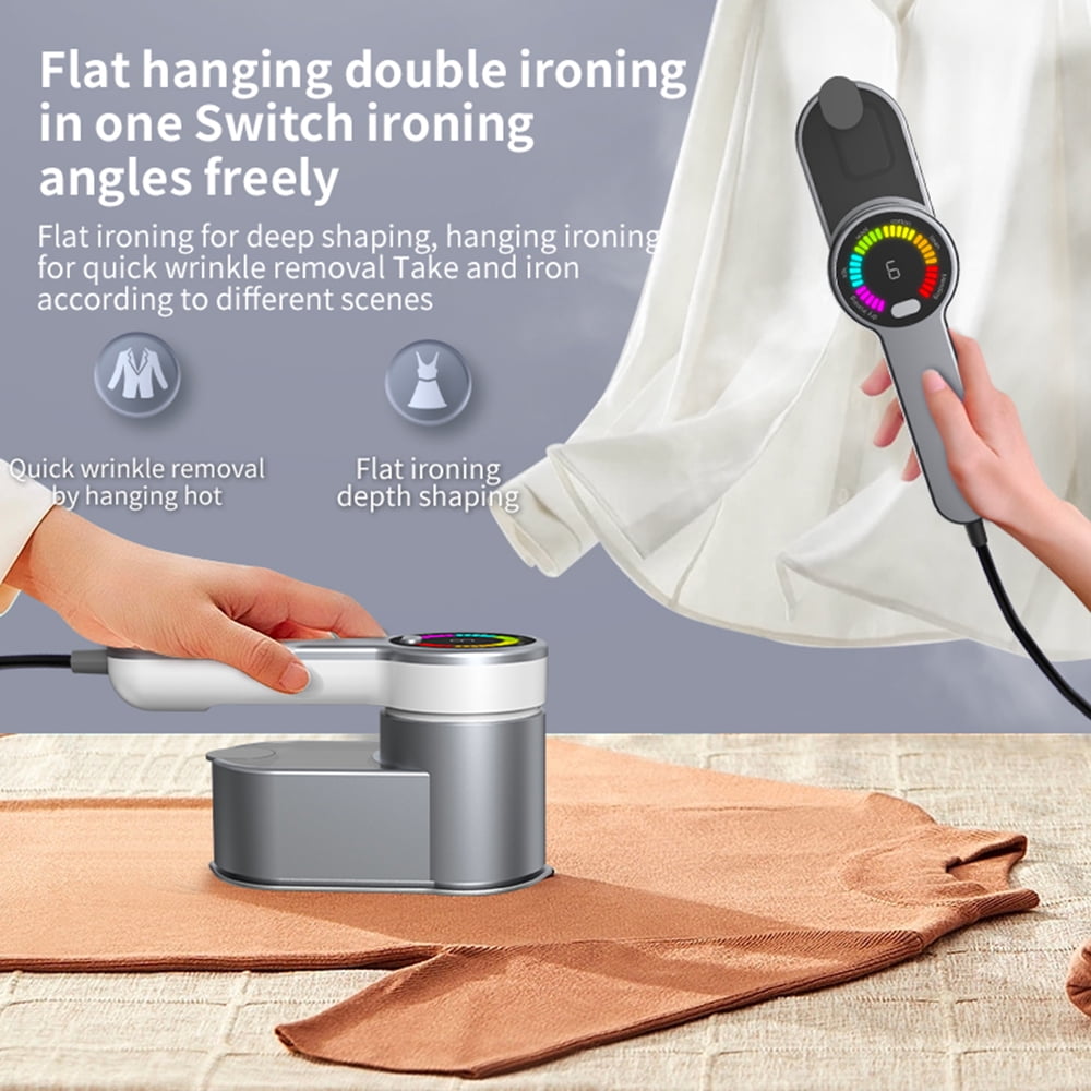 Portable Steamer for Clothes, Handheld Steamer Iron,Ironing Steaming 2 in 1,10s Fast Heating 360° Rotating Nozzle for Home, Dorm, Travel