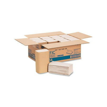 Pacific Blue Basic S-Fold Paper Towels 10 1/4x9 1/4  Brown  250/Pack  16 PK/CT