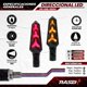 thumbnail image 2 of Direccionales Para Moto Rasen Led Secuencial Tipo Rayo Universal  rojo, 2 of 3