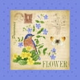 thumbnail image 2 of Maday, Jane 20x20 Black Ornate Wood Framed with Double Matting Museum Art Print Titled - Blooming Garden I, 2 of 4