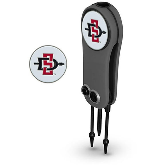 San Diego State Aztecs Switchblade Repair Tool & Two Ball Markers