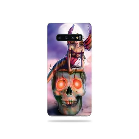 Skin For Samsung Galaxy S10 - Death Pixie | MightySkins Protective, Durable, and Unique Vinyl Decal wrap cover | Easy To Apply, Remove, and Change