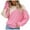 Pink#Z, variant on HAPIMO Womens Color Block Sweater Fall Fashion Long Sleeve Mock Neck Pullover Dressy Casual Ribbed Knit Loose Sweaters Teen Girls Clothes White L