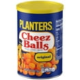 PLANTERS Cheez Balls Cheese Flavored Party Snacks, 2.75 Oz Canister